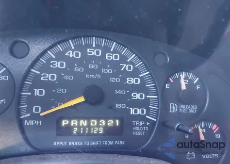 2000 Chevrolet Express Upfitter Pk. from USA, damaged, VIN 1GBFG15R2Y1188081